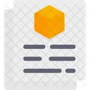 3 D Design D Icon
