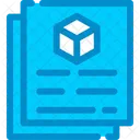 3 D Design D Icon
