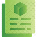 3 D Design D Icon