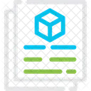 3 D Design D Icon