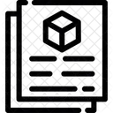 3 D Design D Icon