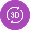 3D-Drehung  Symbol