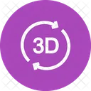 Rotazione 3D  Icon