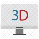 D Screen 3 D Screen Icon