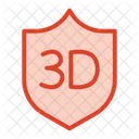 3D sicher  Symbol