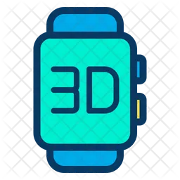 3D Smartwatch  Symbol