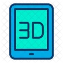D Tab Tablet Icon
