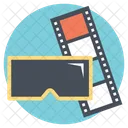 3 D Video Icon