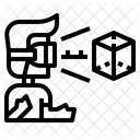 3D-Virtuelle Realität  Symbol