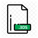 3 Ds Document Extension Icon