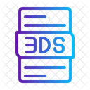 3 Ds File Document Icon