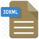 3 Dxml File Paper Icon