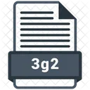 3 G 2 파일 형식 아이콘