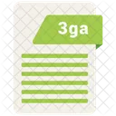 3 Ga Format Document Icon