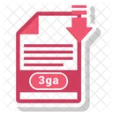3 Ga File Format Icon