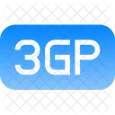 3 Gp File Data Icon