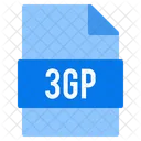 Archivo 3gp  Icono