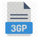 Archivo 3gp  Icono