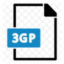 Archivo 3gp  Icono