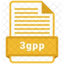 3 Gpp File Format Icon