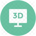 3 D Ecran TFT Icône