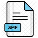 3 MF 파일 형식 아이콘