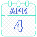 4 April  Icon