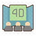 4 D Cinema  Icon