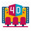 4 D Cinema  Icon