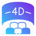 4 D Cinema  Icon