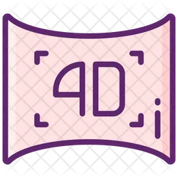 4D Film  Symbol