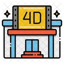 4 D Movie  Icon
