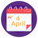 4 de abril  Icono