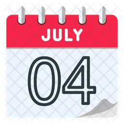 4 de julho  Ícone