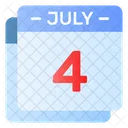 4 de julio  Icono