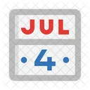 4 de julio  Icono