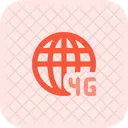 4 G Internet 4 G Connection 4 D Network Icon