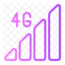 4G 네트워크  아이콘