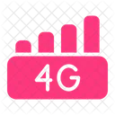 4G 네트워크  아이콘