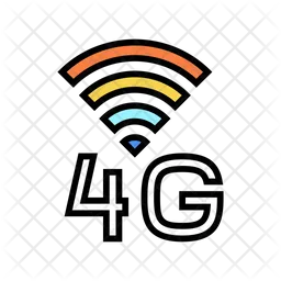 4G Netzwerk  Symbol