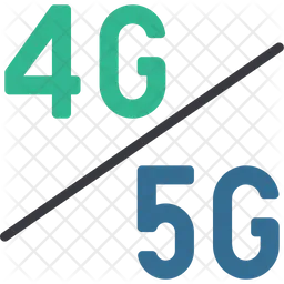 4G 대 5G  아이콘