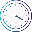 4 시간 20 분 4 시 방향 아날로그 시계 마감 아이콘