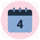 Day Date Calendar Icon