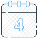 Day Date Calendar Icon