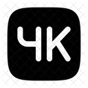 4k  Icono