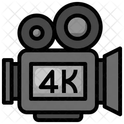 4 K Camera  Icon