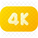 4 K Definition  Icon