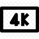 4 K Definition  Icon