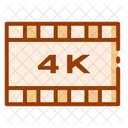 4 K Display Icon