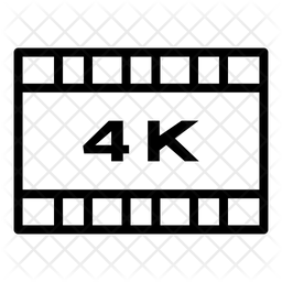 4 K Display Icon
